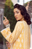 Sun Flower Yellow Chikankari