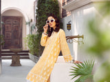 Sun Flower Yellow Chikankari