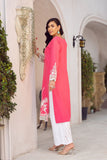 Hot Pink Chikankari