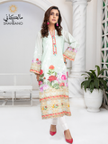 Ice Blue Floral
